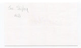 Joe Shipley Signed 3x5 Index Card Autographed MLB Baseball San Francisco Giants