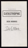 Dick Morris Signed Book Page Cut Autographed Cut Signature 