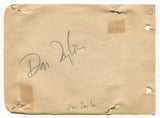 Don Taylor and Sam Jack Kaufman Signed Album Page Autographed Director Filmmaker
