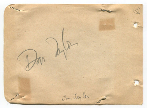 Don Taylor and Sam Jack Kaufman Signed Album Page Autographed Director Filmmaker