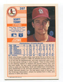 1989 Score Scott Terry Signed Card Baseball Autograph AUTO #397