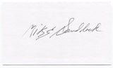 Mike Sandlock Signed 3x5 Index Card Autographed MLB Baseball Brooklyn Dodgers