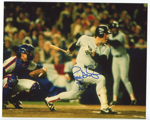 Rich Gedman Signed 8x10 Photo Autographed Baseball 1986 World Series Red Sox