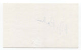 Norman Levine Signed 3x5 Index Card Autographed Signature Author Writer Poet