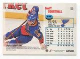 1996 Fleer Sky Box Geoff Courtnall Signed Card Hockey NHL Autograph AUTO #111