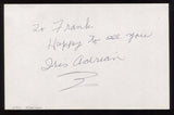 Iris Adrian Signed HUGE 8x5 Inch Page Autographed The Munsters Lucy Show