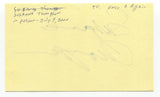 Susanna Thompson Signed 3x5 Index Card Autographed Signature Star Trek TNG