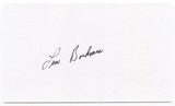 Leonard "Len" Boehmer Signed 3x5 Index Card Autographed Cincinnati Reds MLB