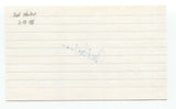 Joe Horlon Signed 3x5 Index Card Baseball Autographed Signature Joel
