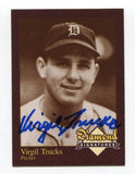 2008 Diamond Signature Virgil Trucks Signed Baseball Card Autographed AUTO