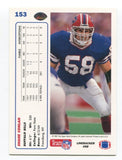 1991 Upper Deck Shane Conlan Signed Card Football NFL Autographed AUTO #153