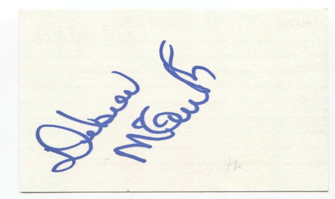 Debra McGrath Signed 3x5 Index Card Autograph Signature Actress Comedian