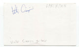 Earthmen - Victor Ciampini Signed 3x5 Index Card Autographed Signature Band
