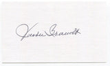 Jackie Brandt Signed 3x5 Index Card Autographed baseball St. Louis Cardinals