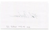 Rob Andrews Signed 3x5 Index Card Autographed Signature Houston Astros MLB