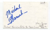 Michael Hanrahan Signed Index Card Autographed Goosebumps Anne of Green Gables