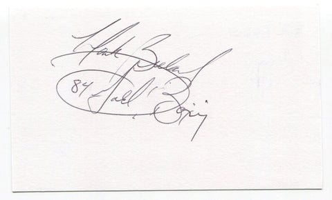 Mark Breland Signed 3x5 Index Card Autographed 1984 Boxer Olympic Gold