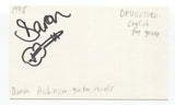 Drugstore - Daron Robinson Signed 3x5 Index Card Autographed Signature Band
