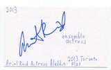 Ariel Reid Signed 3x5 Index Card Autographed Actress Hairspray