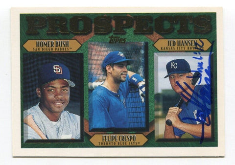 1996 Topps Jed Hansen Signed Card MLB Baseball Autographed #203