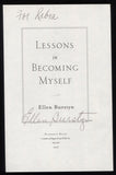 Ellen Burstyn Signed Book Page Cut Autographed Cut Signature 
