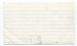 John Rubinstein Signed 3x5 Index Card Autographed Signature Actor