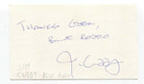 Blue Rodeo - Jim Cuddy Signed 3x5 Index Card Autographed Signature Band