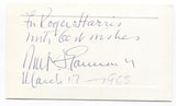 Rev. Robert I. Gannon Signed Card Autographed Signature Author Speaker