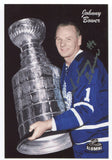 Johnny Bower Signed Photo Autograph Signature NHL Hockey New York Rangers