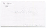 Joe Arenas Signed 3x5 Index Card Autographed Signature NFL San Francisco 49ers