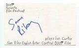 Sam Riley Signed 3x5 Index Card Autographed Signature Actor Maleficent 