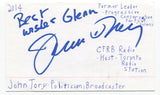 John Tory Signed 3x5 Index Card Autographed Signature Canadian Mayor Of Toronto 