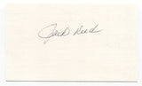 Jack Reed Signed 3x5 Index Card Autographed MLB Baseball 1961 New York Yankees