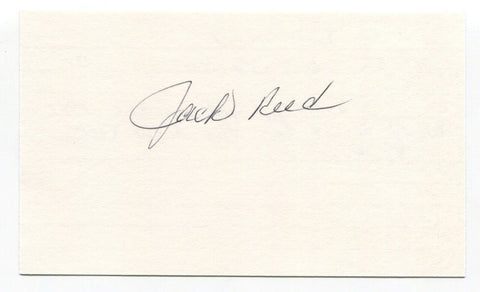 Jack Reed Signed 3x5 Index Card Autographed MLB Baseball 1961 New York Yankees