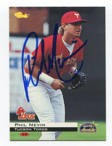 1994 Classic Tucson Toros Phil Nevin Signed Card Baseball RC Autograph AUTO #70