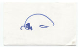 Mark Pender Signed 3x5 Index Card Autographed Musician Trumpet Player Loveman
