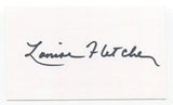 Louise Fletcher Signed Index Card Autographed Actress Star Trek: Deep Space Nine