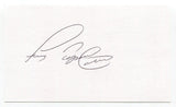 Frank Tepedino Signed 3x5 Index Card Autograph Baseball 1967 Pittsburgh Pirates