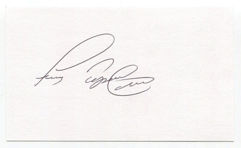 Frank Tepedino Signed 3x5 Index Card Autograph Baseball 1967 Pittsburgh Pirates