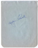1955 Johnny Logan and Toby Atwell Signed Album Page Vintage Autographed  AUTO