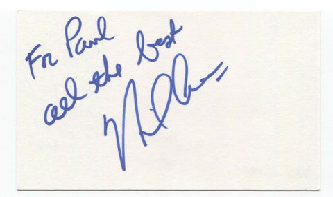 Neil Crone Signed 3x5 Index Card Autograph Signature Actor