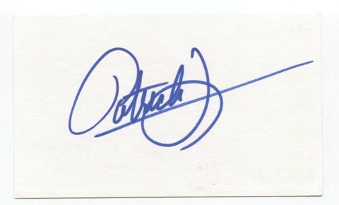 Patrick Lane Signed 3x5 Index Card Autographed Signature Author Poet