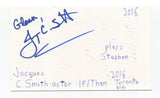 Jacques C. Smith Signed 3x5 Index Card Autographed Actor OZ CSI ER Law & Order