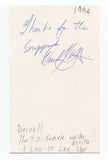 Darnell Martin Signed 3x5 Index Card Autographed Director The Walking Dead TWD