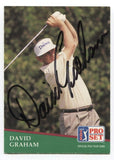 1991 Pro Set PGA Tour Golf David Graham Signed Card Autographed Signature #46