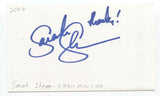 Sarah Slean Signed 3x5 Index Card Autographed Signature Singer Musician