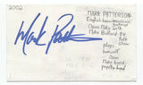 Mark Patterson Signed Index 3x5 Card Autographed Signature Musician Comedian
