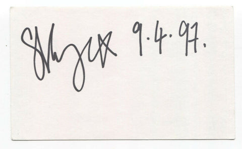 Morcheeba - Skye Edwards Signed 3x5 Index Card Autographed Signature Band