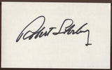 Robert Sterling Signed Index Card Signature Vintage Autographed AUTO 