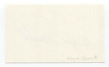 Wayne Garrett Signed 3x5 Index Card Autographed Baseball 1969 New York Mets